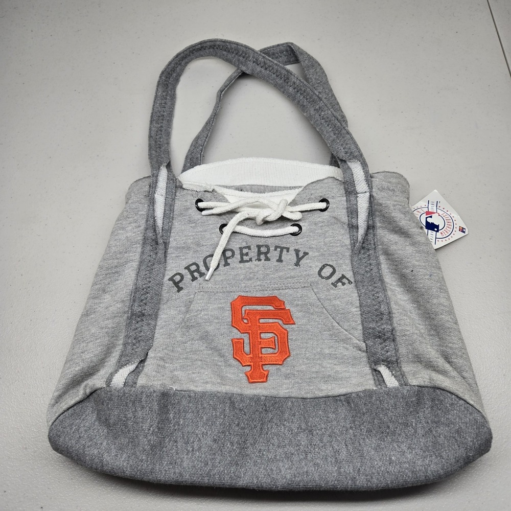 Little Earth Productions Women Bag Gray Lace Logo Internal Pocket READ